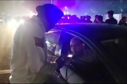 शराब पीकर गाड़ी चलाने वालों पर पुलिस की कार्रवाई: उल्लंघनकर्ताओं के 41 चालान जारी किए