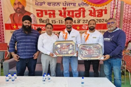 इंटरनेशनल स्तर पर जालंधर का नाम रोशन करने वाले अमान सलमानी और मनीष कलेर सम्मानित