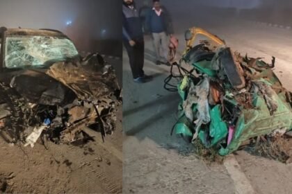 शादी करके लौट रह था परिवार, कार की टक्कर से दूल्हा-दुल्हन समेत 7 लोगों की हुई मौत