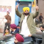 मुख्यमंत्री भगवंत मान ने नगर निगम चुनाव के दौरान जालंधर में आप उम्मीदवारों के लिए किया रोडशो