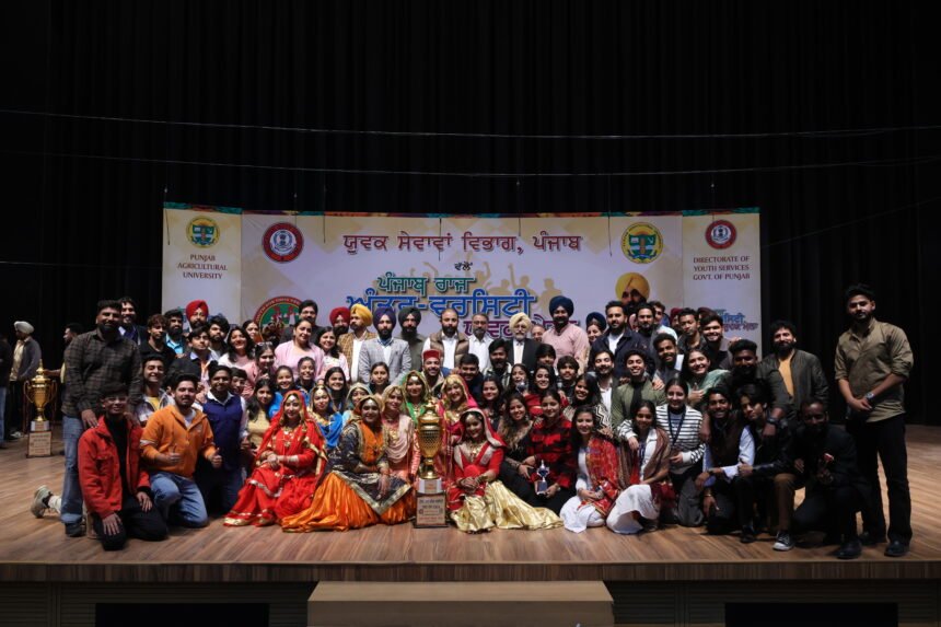 एलपीयू ने पीएयू लुधियाना में आयोजित पंजाब स्टेट यूथ फेस्टिवल 2024 में प्रथम रनर-अप ट्रॉफी जीती
