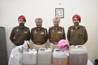 जालंधर कमिश्नरेट पुलिस ने शराब तस्करी रैकेट का किया भंडाफोड़, आठ पेटी शराब के साथ एक तस्कर गिरफ्तार