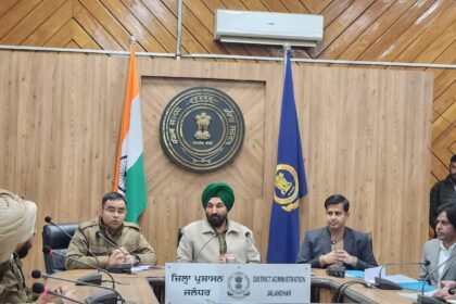 जालंधर नगर निगम चुनाव: जनरल चुनाव आब्जर्वर ने चुनाव की तैयारियों और प्रबंधों की समीक्षा की