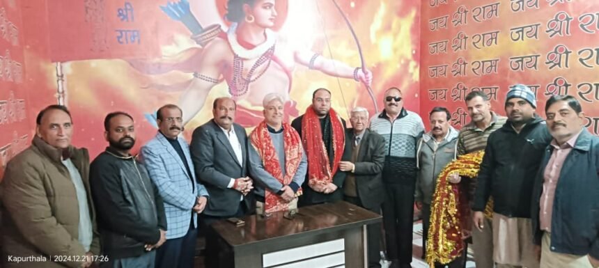 ਐਡਵੋਕੇਟ ਚੰਦਰ ਸ਼ੇਖਰ ਸ਼੍ਰੀ ਰਾਮ ਸੈਨਾ ਲੀਗਲ ਸੈੱਲ ਦੇ ਰਾਸ਼ਟਰੀ ਪ੍ਰਧਾਨ ਨਿਯੁਕਤ