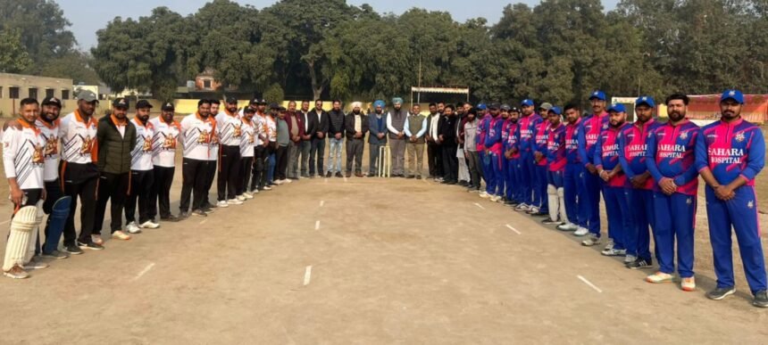 करण भार्गव क्रिकेट अकैडमी कपूरथला में चल रही T20 क्रिकेट लीग का फाइनल पिच समैशर क्रिकेट क्लब की टीम ने जीता