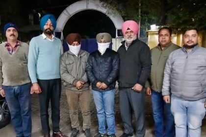 पी.एस.पी.सी.एल. का लाइनमैन और मीटर रीडर 5000 रुपये रिश्वत की दूसरी किस्त लेते हुए विजिलेंस ब्यूरो द्वारा काबू