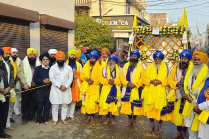 ਬਸਤੀਆਂਤ ਵਿੱਚ ਦਸ਼ਮੇਸ਼ ਪਿਤਾ ਦੇ ਆਗਮਨ ਪੁਰਬ ਨੂੰ ਸਮਰਪਿਤ ਵਿਸ਼ਾਲ ਨਗਰ ਕੀਰਤਨ ਦਾ ਆਯੋਜਨ