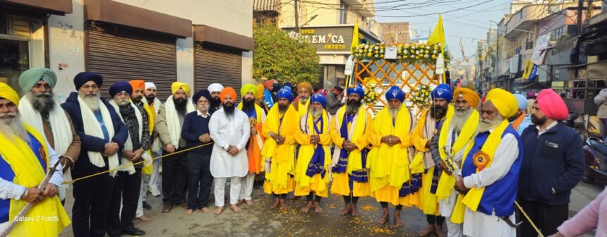 ਬਸਤੀਆਂਤ ਵਿੱਚ ਦਸ਼ਮੇਸ਼ ਪਿਤਾ ਦੇ ਆਗਮਨ ਪੁਰਬ ਨੂੰ ਸਮਰਪਿਤ ਵਿਸ਼ਾਲ ਨਗਰ ਕੀਰਤਨ ਦਾ ਆਯੋਜਨ