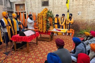 ਸ਼੍ਰੀ ਗੁਰੂ ਗੋਬਿੰਦ ਸਿੰਘ ਜੀ ਦੇ ਪ੍ਰਕਾਸ਼ ਦਿਹਾੜੇ ਨੂੰ ਸਮਰਪਿਤ ਖੋਜੇਵਾਲ ਵਿਖੇ ਸਜਾਇਆ ਗਿਆ ਨਗਰ ਕੀਰਤਨ
