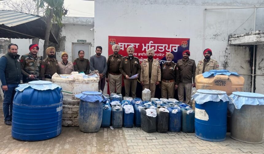 जालंधर ग्रामीण पुलिस ने जब्त की 4030 लीटर जहरीली केमिकल शराब