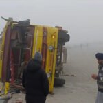 महापंचायत में शामिल होने जा रही बस पलटी, 3 महिला किसानों की मौत