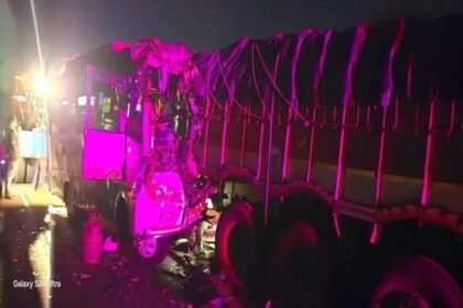 सड़क किनारे खड़े ट्रक से टकराई वैन, 5 की मौत-11 घायल