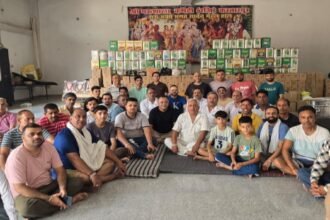 श्री अमरनाथ बर्फानी सेवा समिति करतारपुर की ओर से श्री अमरनाथ यात्रियों के लिए लंगर सामग्री भेजी गई