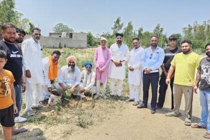ਵਿਸ਼ਵ ਵਾਤਾਵਰਨ ਦਿਵਸ ਮੌਕੇ ਭਾਜਪਾ ਆਗੂਆਂ ਨੇ ਲਾਏ ਬੂਟੇ
