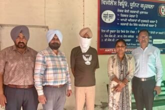 सहायक सब इंस्पेक्टर को 2,000 रुपए रिश्वत लेने के आरोप में विजिलेंस ब्यूरो ने किया गिरफ्तार