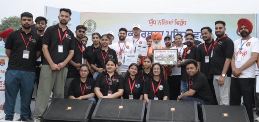 ਕਪੂਰਥਲਾ ਵਿਖੇ ਸਾਈਕਲ ਯਾਤਰਾ “ਯੁੱਧ ਨਸ਼ਿਆਂ ਵਿਰੁੱਧ” ਜਾਗਰੂਕਤਾ ਅਭਿਆਨ ਦੇ ਹਿੱਸੇ ਵਜੋਂ ਕਪੂਰਥਲਾ ਪੁਲਿਸ ਦੇ ਸਹਿਯੋਗ ਨਾਲ ਕੀਤੀ ਗਈ ਆਯੋਜਿਤ