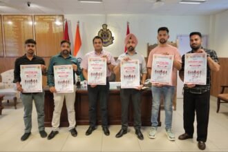 ਯੁੱਧ ਨਸ਼ਿਆਂ ਵਿਰੁੱਧ” ਮੁਹਿੰਮ ਦੇ ਹਿੱਸੇ ਵਜੋਂ ਕਪੂਰਥਲਾ ‘ਚ ਹੋਣ ਵਾਲੀ ਸਾਈਕਲੋਥਾਨ ਦਾ ਪੋਸਟਰ ਰਿਲੀਜ਼