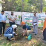 स्वच्छता पखवाड़ा के अंतर्गत पावर ग्रिड कॉर्पोरेशन ऑफ़ इंडिया  द्वारा सी.एच.सी. में वृक्षारोपण किया गया