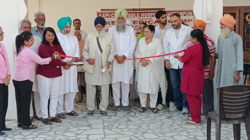 मुफ्त मेडिकल शिवर में 58 मरीजों की जांच की गई