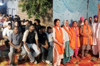 ਸ਼੍ਰੋਮਣੀ ਅਕਾਲੀ ਦਲ ਚ ਸ਼ਾਮਲ ਹੋਣ ਵਾਲਿਆਂ ਦਾ ਹਲਕਾ ਇੰਚਾਰਜ ਐਚਐਸ ਵਾਲਿਆਂ ਨੇ ਕੀਤਾ ਸਵਾਗਤ