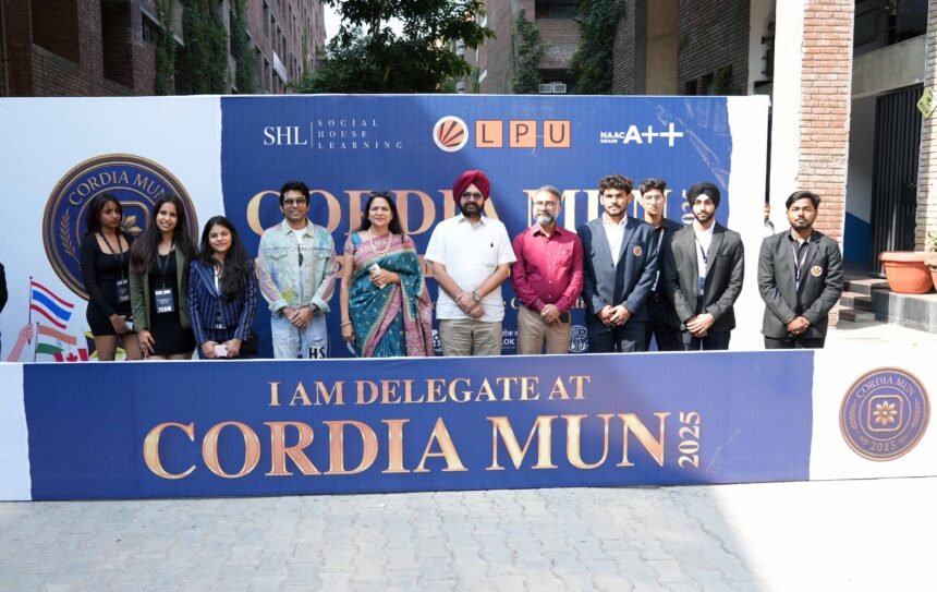 एलपीयू में कॉर्डिया एमयूएन 2025 ने कूटनीति, वाद-विवाद और संवाद के माध्यम से युवाओं को किया प्रेरित