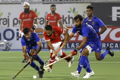 42वें इंडियन ऑयल सर्वो सुरजीत हॉकी टूर्नामेंट, भारत पेट्रोलियम ने सीएजी दिल्ली को 2-0 से हराकर क्वार्टर फाइनल में किया प्रवेश