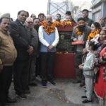 कैबिनेट मंत्री मोहिंदर भगत ने 18.30 लाख रुपये की लागत से बनने वाली गलियों के निर्माण का रखा नींव पत्थर