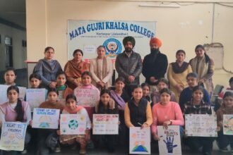ਮਾਤਾ ਗੁਜਰੀ ਖਾਲਸਾ ਕਾਲਜ ਕਰਤਾਰਪੁਰ ਵਿਖੇ ਮਨਾਇਆ ਗਿਆ ਅੰਤਰਰਾਸ਼ਟਰੀ ਮਨੁੱਖੀ ਅਧਿਕਾਰ ਦਿਵਸ