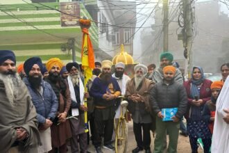 ਦਸ਼ਮ ਪਾਤਸ਼ਾਹ ਸ੍ਰੀ ਗੁਰੂ ਗੋਬਿੰਦ ਸਿੰਘ ਜੀ ਦੇ ਪ੍ਰਕਾਸ਼ ਪੁਰਬ ਸੰਬੰਧ ਵਿੱਚ ਕੱਢੀ ਗਈ ਪਹਿਲੀ ਪ੍ਰਭਾਤ ਫੇਰੀ