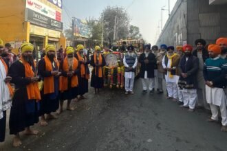 ਦਸਮ ਪਿਤਾ ਸ੍ਰੀ ਗੁਰੂ ਗੋਬਿੰਦ ਸਿੰਘ ਜੀ ਮਹਾਰਾਜ ਜੀ ਦੇ ਪ੍ਰਕਾਸ਼ ਦਿਹਾੜੇ ਦੇ ਸਬੰਧ ਵਿੱਚ ਸਜਾਇਆ ਗਿਆ ਨਗਰ ਕੀਰਤਨ