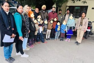 बाल भिक्षा रोकू टास्क फोर्स द्वारा जिले में विभिन्न स्थानों पर छापेमारी, भीख मांगते 10 बच्चे छुड़ाए