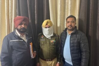 विजिलेंस ब्यूरो द्वारा 5000 रुपये रिश्वत लेते सहायक सब-इंस्पेक्टर रंगे हाथों गिरफ्तार