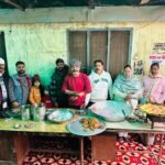 नगर कौंसिल कार्यालय में सफाई मजदूर यूनियन ने लगाया टिक्कियों का लंगर