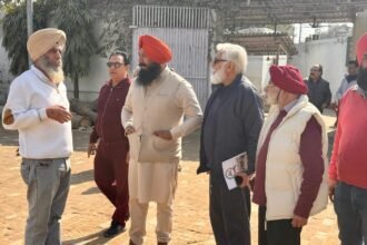 इम्प्रूवमेंट ट्रस्ट के चेयरमैन रमणीक सिंह रंधावा ने मॉडल टाउन श्मशान घाट का किया दौरा