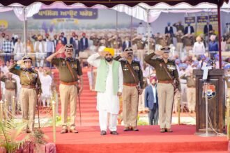 मुख्यमंत्री भगवंत सिंह मान ने जालंधर स्थित पीएससी कॉम्प्लेक्स में आयोजित पासिंग आउट परेड को किया संबोधित