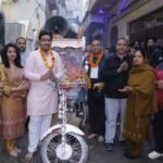 महाशिवरात्रि पर्व की तीसरी प्रभातफेरी का हुआ फूलों से भव्य स्वागत