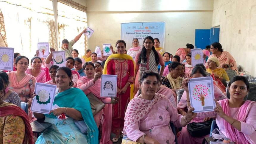 ‘पोषण भी और पढ़ाई भी’ अभियान के तहत 620 आंगनवाड़ी कार्यकर्ताओं को प्रशिक्षण प्रदान