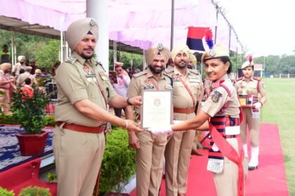 जालंधर के पी.ए.पी.प्रशिक्षण केंद्र में 74 रिक्रूट सिपाहीओं की हुए पासिंग आउट परेड