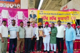 ਉੱਘੇ ਸਮਾਜ ਸੇਵਕ ਮਾਸਟਰ ਅਮਰੀਕ ਸਿੰਘ ਨੇ ਡਾਕਟਰ ਬੀ ਆਰ ਅੰਬੇਡਕਰ ਅਚੀਵਮੈਂਟ ਅਵਾਰਡ ਨਾਲ ਸਨਮਾਨਿਤ