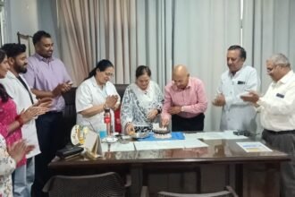 आपी चैरिटेबल हॉस्पिटल के पूर्व प्रधान सुरेंद्र अग्रवाल का जन्म दिवस मनाया