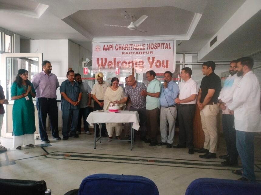 आपी चैरिटेबल हॉस्पिटल करतारपुर ने मनाया 36वा स्थापना दिवस