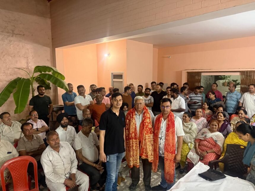करतारपुर के सुरीया मोहल्ला निवासियों ने दिया वरुण बावा को समर्थन