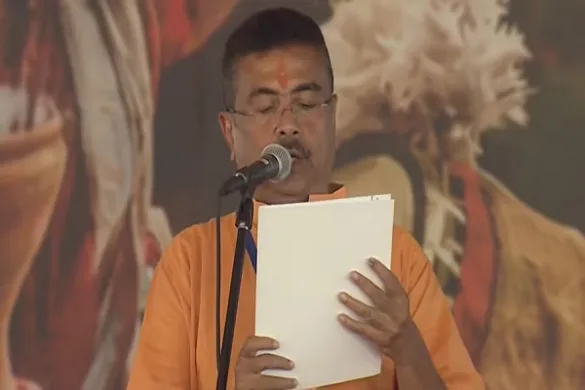सुवेंदु अधिकारी ने ली मुख्यमंत्री पद की शपथ, प्रधानमंत्री और शाह ने पीठ थपथपाई
