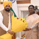 CM भगवंत मान ने राष्ट्रपति मुर्मु से की मुलाकात