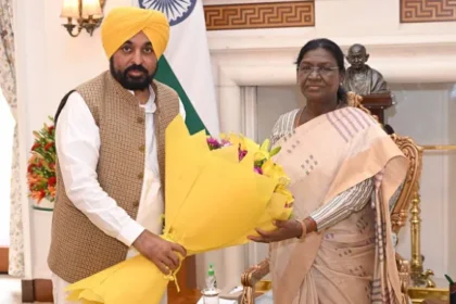 CM भगवंत मान ने राष्ट्रपति मुर्मु से की मुलाकात