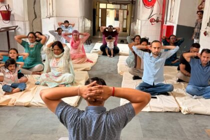 अंतर्राष्ट्रीय योग दिवस सी.एच.सी. करतारपुर एवं हेल्थ एंड वेलनेस क्लीनिकों में योग सप्ताह मनाया गया
