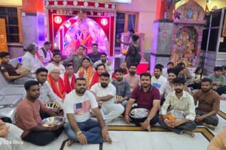 नगर कौंसिल प्रधान वरुण बावा ने साथियों सहित माता चिंतपूर्णी दरबार पर जाकर किया शुकराना