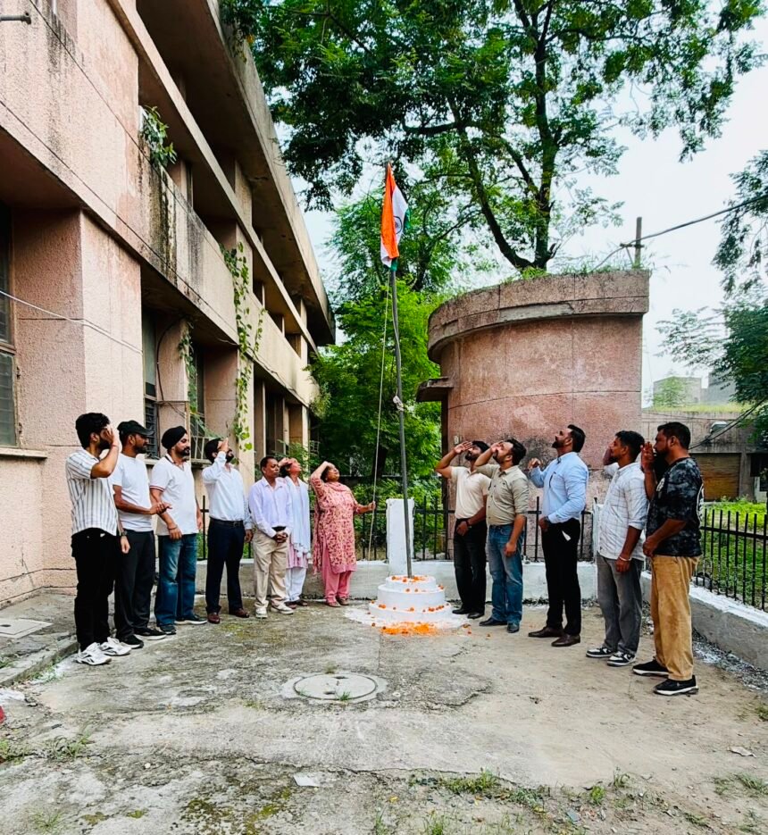 सिविल हॉस्पिटल करतारपुर में मनाया गया स्वतंत्रता दिवस